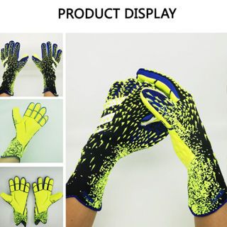 Găng tay thủ môn Găng tay bóng đá cho thanh thiếu niên và người lớn Găng tay thủ môn bóng đá làm cuộn tiêu cực với cột sống ngón tay để ngăn ngừa chấn thương