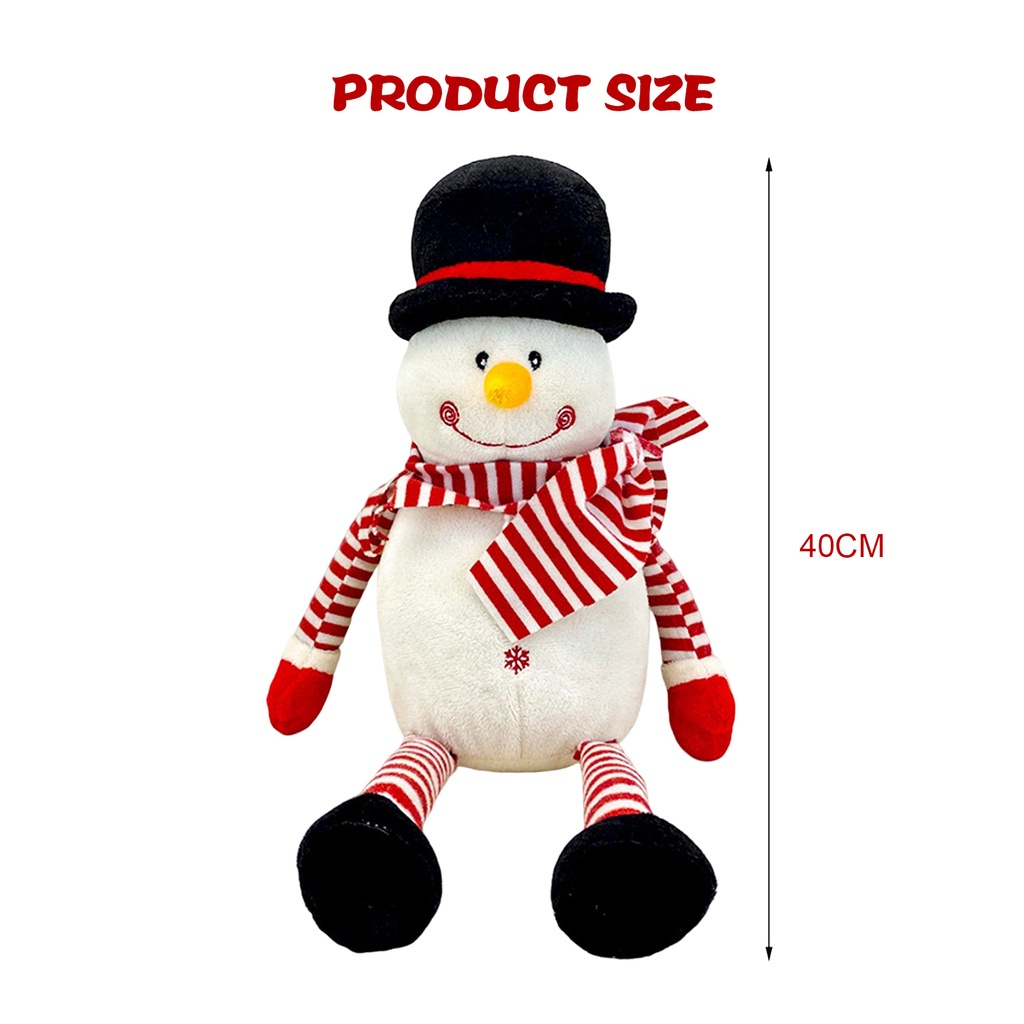 Búp Bê Nhồi Bông Hình Ông Già Noel Dễ Thương