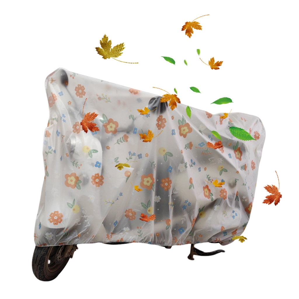 Vỏ Bọc Xe Máy Scooter Chống Mưa Nắng Ngoài Trời In Hình Dễ Thương