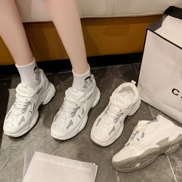 Giày Sneaker Đế Dày Thời Trang Phong Cách Hàn Quốc