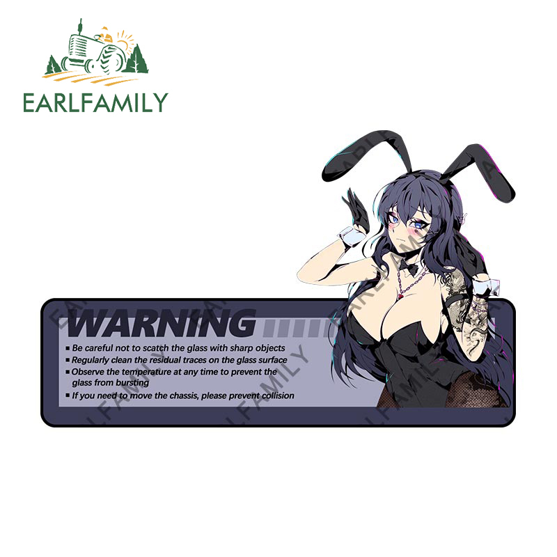 Đề Can Dán Trang Trí Xe Hơi Họa Tiết Hoạt Hình Sakurajima Mai Fanart
