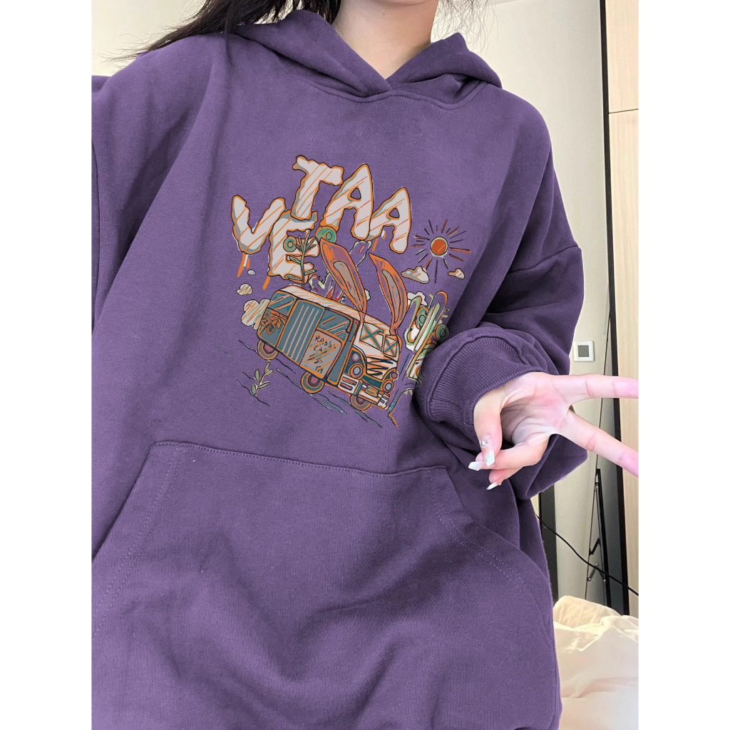Rdgf Thời Trang Áo hoodie Nữ oversize Mùa Đông