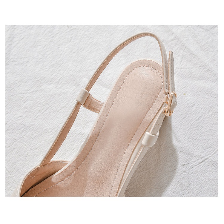 Giày IELGY gót cao vừa phong cách Pháp dễ phối đồ thời trang cho nữ