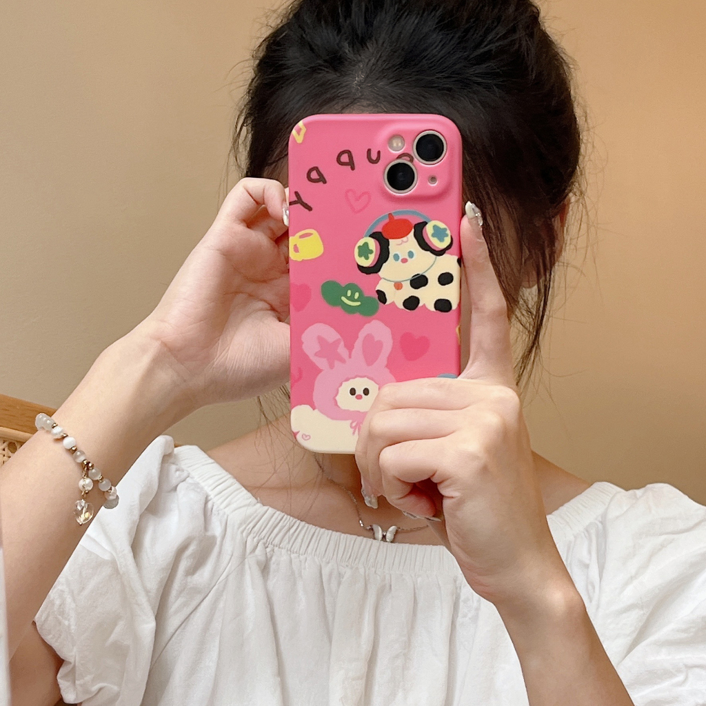 Thời Trang Ốp Điện Thoại Họa Tiết Chú Chó Dễ Thương Cho iphone 15 15promax 14promax 14pro 13pro 12 12promax 11 pro max