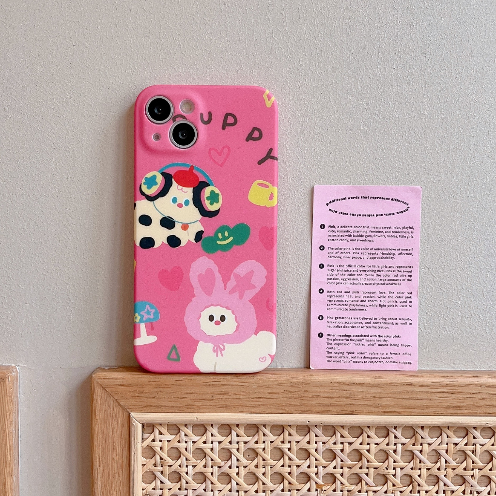 Thời Trang Ốp Điện Thoại Họa Tiết Chú Chó Dễ Thương Cho iphone 15 15promax 14promax 14pro 13pro 12 12promax 11 pro max