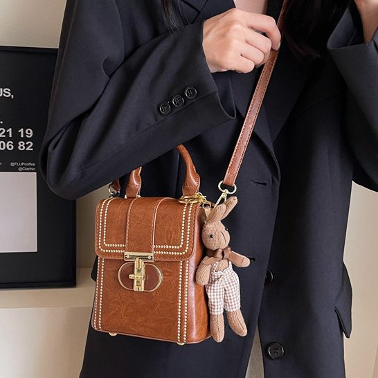 Oops！ Túi Đeo Chéo Denim Phong Cách Retro  Thời Trang 2023 Cho Nữ L91TMLY