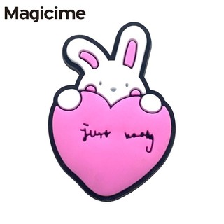 Sticker khóa giày Magicime màu hồng có khóa cài trang trí cho nữ sinh