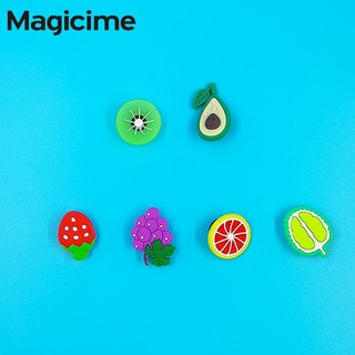 Phụ kiện khóa gắn giày crocs Magicime thiết kế hoa quả hoạt hình dễ thương