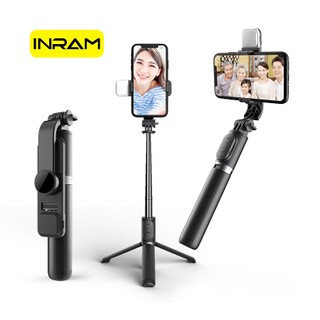 Bluetooth LED selfie stick Cầm Tay Gậy selfie Chân Đế Bluetooth Remote Shutter Đa Năng Cho IOS Android Q02S