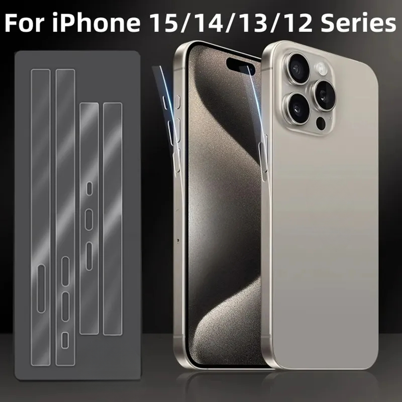 Miếng PPF dán viền bảo vệ cho iPhone 15 14 13 12 Pro Max 13 12 Mini 11 Pro Max