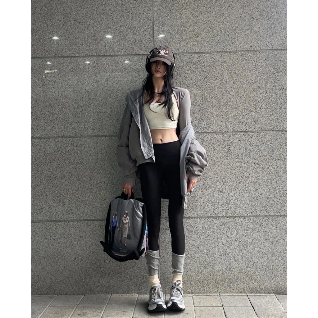 Giày Thể Thao Da Đế Dày Buộc Dây Phối Lưới Màu Bạc Thời Trang Thu Đông 2023