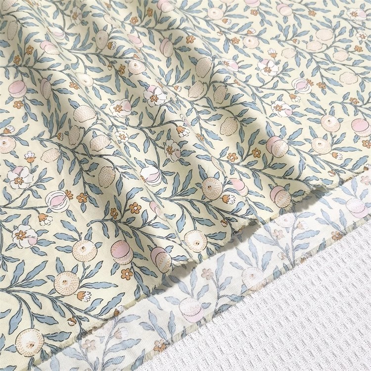 Vải cotton Họa Tiết Lá Cây 60 '' 60 ''