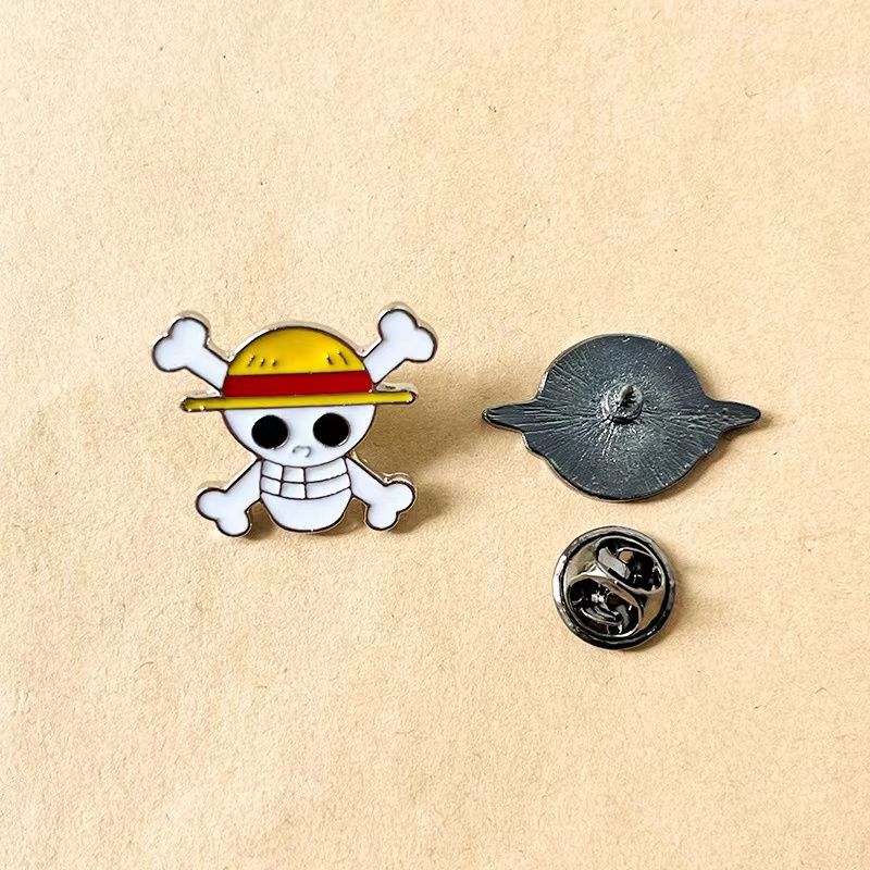 Ghim Cài Áo Kim Loại Hình Nhân Vật Hoạt Hình one piece