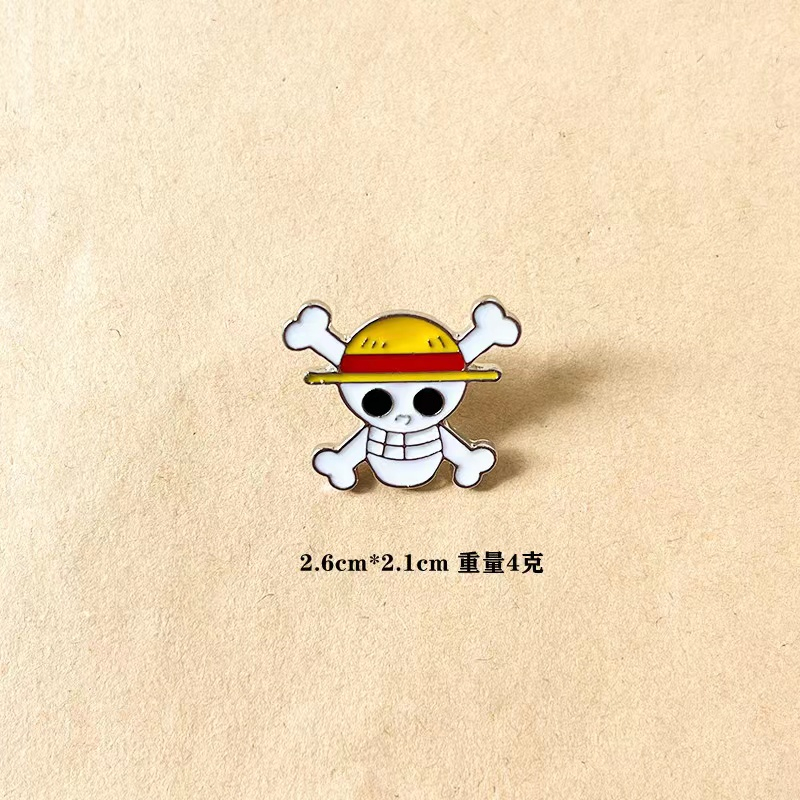 Ghim Cài Áo Kim Loại Hình Nhân Vật Hoạt Hình one piece