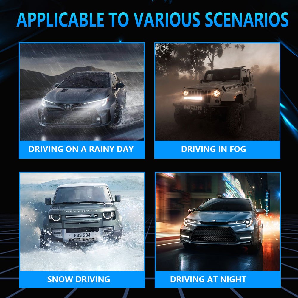 2 Đèn Pha Siêu Sáng 36000lm h1 h4 h7 h11 9005 hb3 9006 hb4 Chất Lượng Cao Cho Xe Hơi