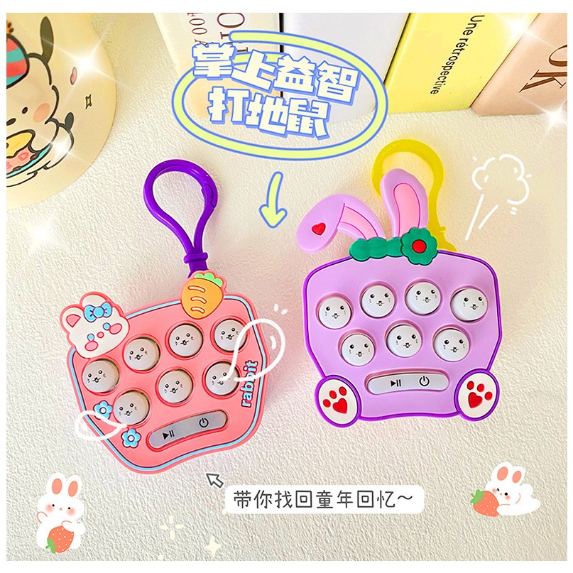 Móc Khóa Hình Máy Nén Chuột hamster mini Dễ Thương