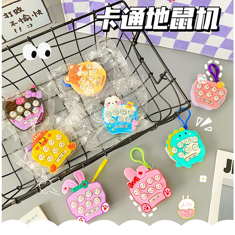 Móc Khóa Hình Máy Nén Chuột hamster mini Dễ Thương
