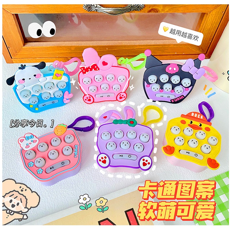 Móc Khóa Hình Máy Nén Chuột hamster mini Dễ Thương