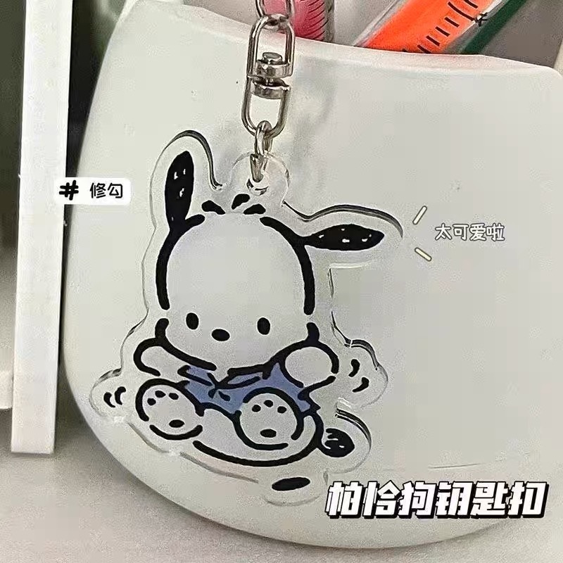 Dễ Thương Móc Khóa / Túi Xách Bằng acrylic In Họa Tiết Hoạt Hình Đáng Yêu