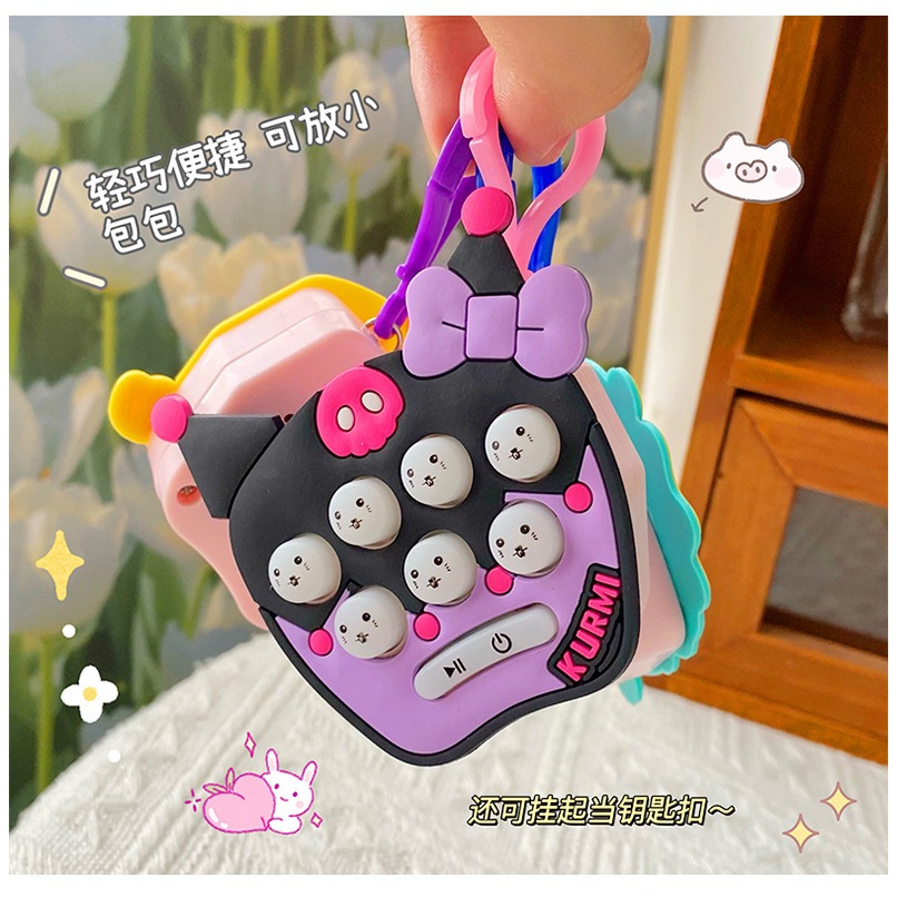 Móc Khóa Hình Máy Nén Chuột hamster mini Dễ Thương