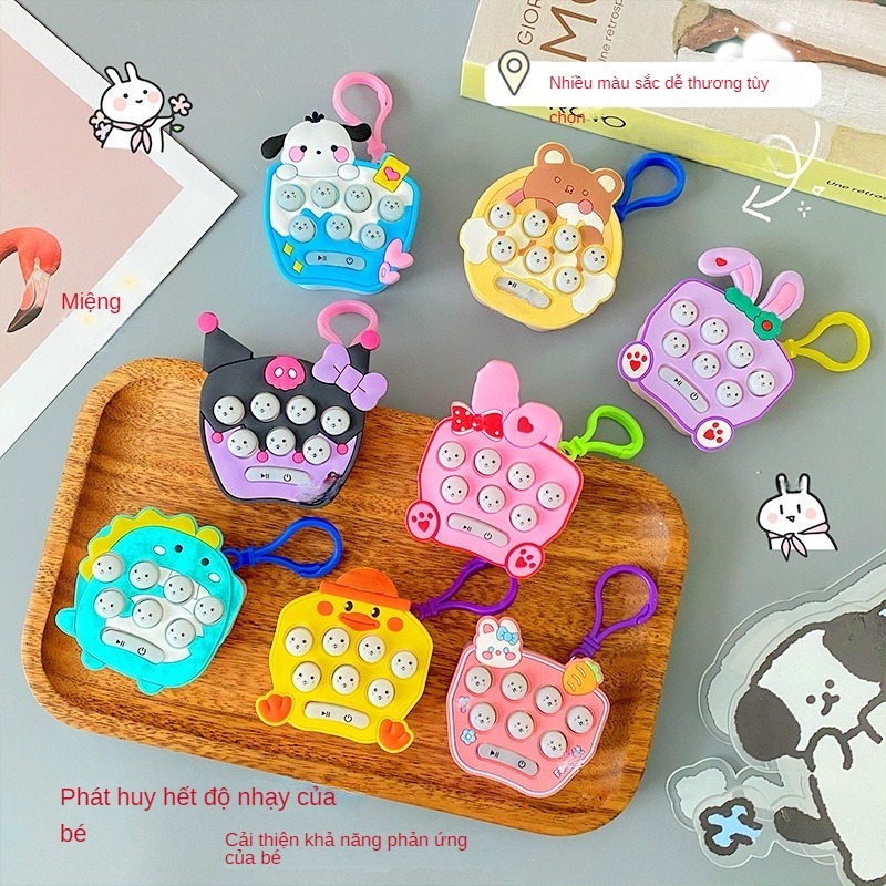 Móc Khóa Hình Máy Nén Chuột hamster mini Dễ Thương