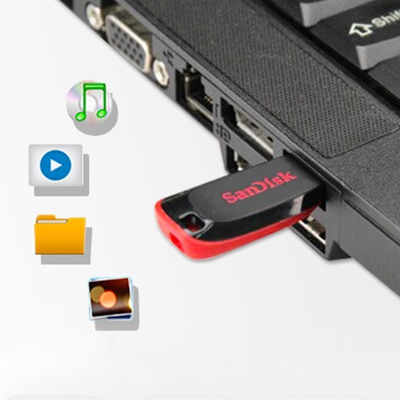 Usb 2.0 mini 16g 32g sandisk cz50 64g Tốc Độ 128g Cho Xe Hơi