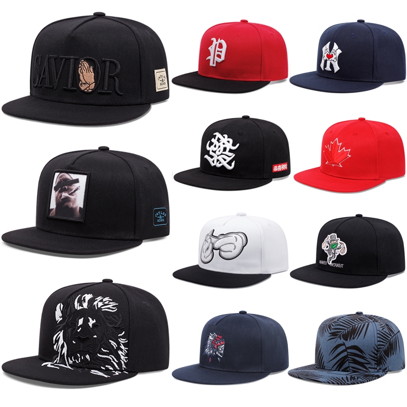 Nón snapback Chất Liệu cotton Cao Cấp Phong Cách hip hop Cổ Điển Thời Trang Cho Nam Nữ