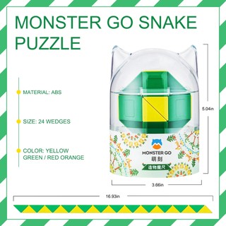 Gan monster go snake Lắp Ráp Đồ Chơi Giáo Dục Cho Trẻ Em