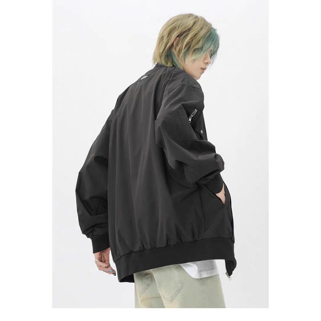 Áo Khoác Bóng Chày Chất Lượng Cao Phong Cách Đường Phố Mỹ Cá Tính Cho Nam Nữ