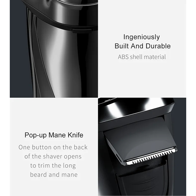 Máy cạo râu Enchen Blackstone 5S chống nước IPX7,Máy Cạo Râu Đa Năng Nhỏ Gọn Tiện Lợi Xiaomi Enchen 5s/3