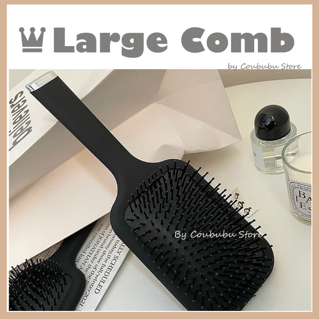 ✿Nhẫn Hình Chữ Coububububu✿ Lược Chải Tóc Mát Xa Da Đầu Phong Cách Nhật Bản Cho Nữ