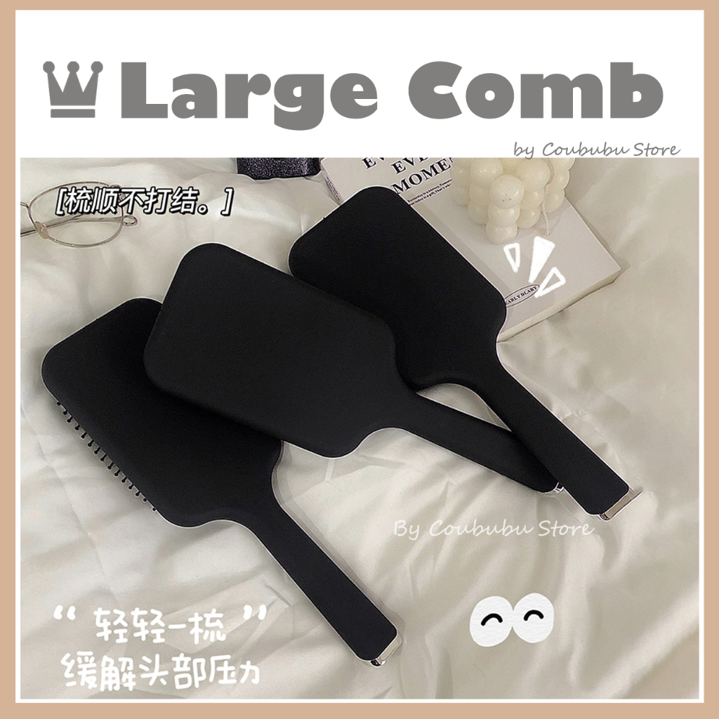 ✿Nhẫn Hình Chữ Coububububu✿ Lược Chải Tóc Mát Xa Da Đầu Phong Cách Nhật Bản Cho Nữ
