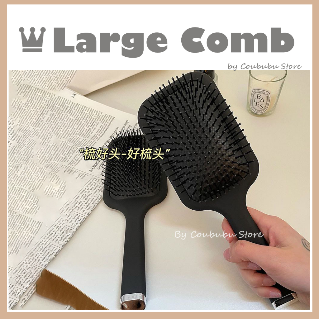 ✿Nhẫn Hình Chữ Coububububu✿ Lược Chải Tóc Mát Xa Da Đầu Phong Cách Nhật Bản Cho Nữ