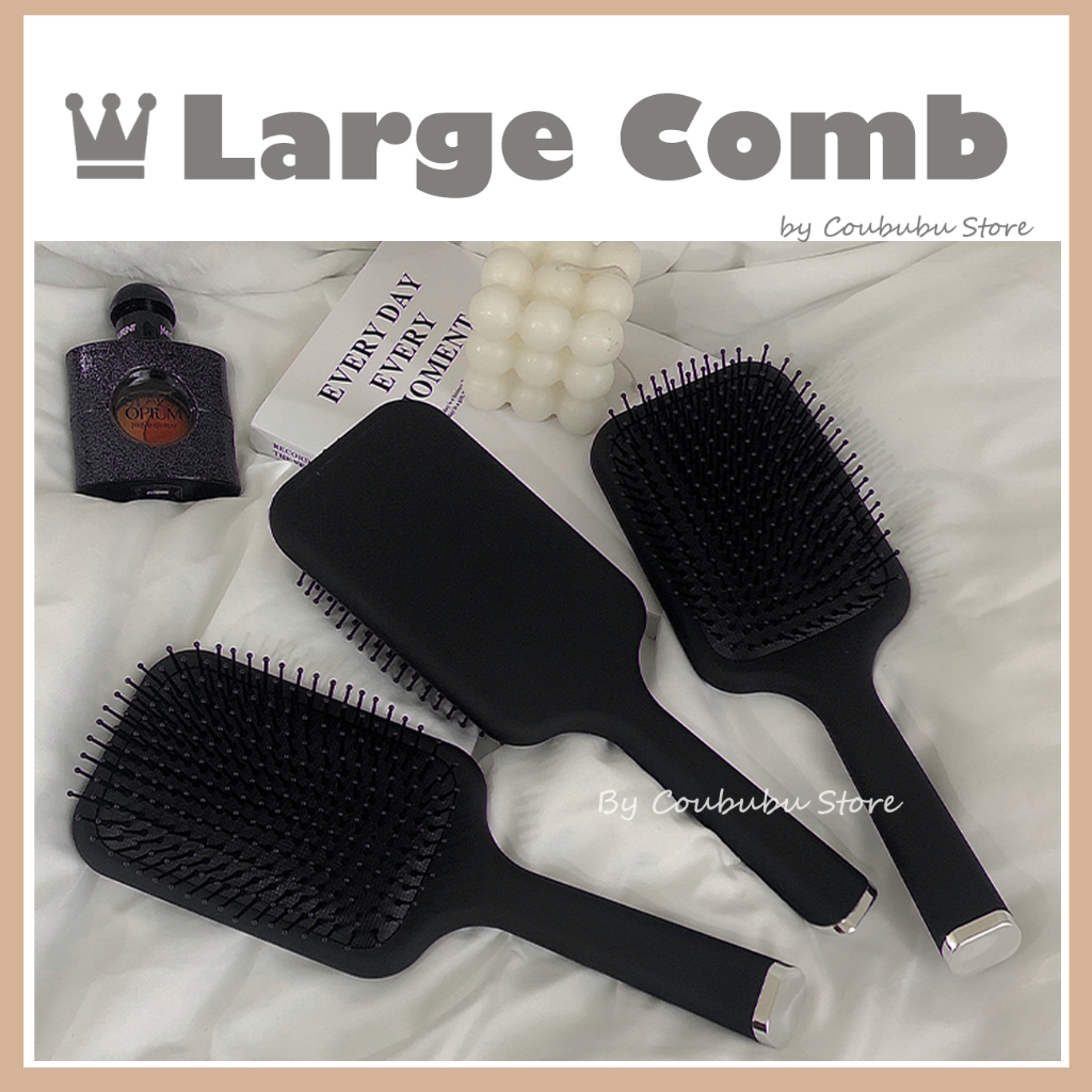 ✿Nhẫn Hình Chữ Coububububu✿ Lược Chải Tóc Mát Xa Da Đầu Phong Cách Nhật Bản Cho Nữ