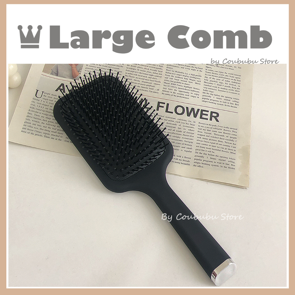 ✿Nhẫn Hình Chữ Coububububu✿ Lược Chải Tóc Mát Xa Da Đầu Phong Cách Nhật Bản Cho Nữ