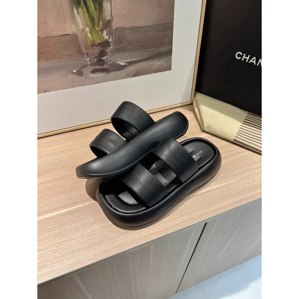 TENET  Dép nữ Hở Ngón Đế Dày Thoải mái Kiểu dáng độc đáo Siêu nhẹ Lót êm ái FDL2393GUI 41Z231008