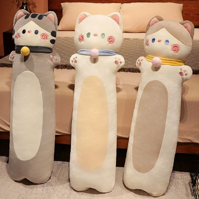 Gối Ôm Nhồi Bông Hình Mèo Đáng Yêu