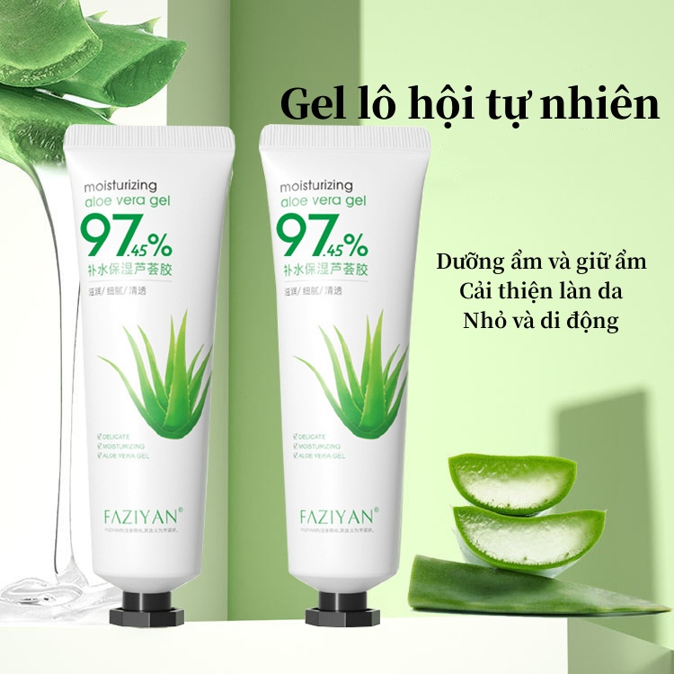 ❤️100% Chính Hãng❤️Gel Nha Đam Dưỡng Ẩm và Làm Mềm Da, Gel Lô Hội 97.45% Aloe Vera Gel Zu Cosmetics