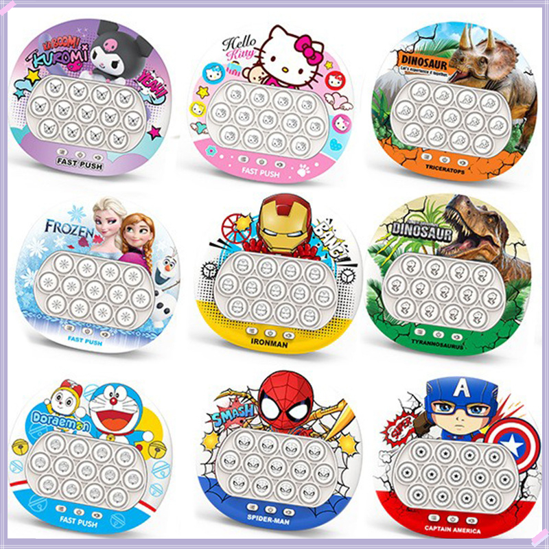 Đồ chơi Pop it thế hệ mới - máy điện tử chơi game Pop it giải trí bấm nút theo đèn nhạc với nhiều level