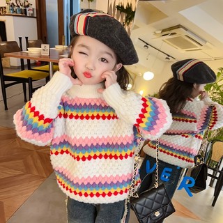 Áo sweater mùa thu phong cách mùa thu mới cho bé gái