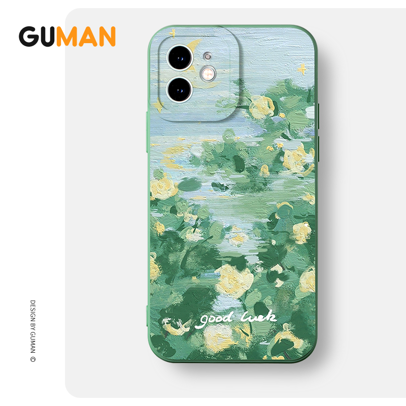 Ốp lưng GUMAN mềm độc lạ dễ thương đẹp Cho iPhone 15 14 13 12 11 Pro Max SE 2020 X XR XS 8 7 ip 6S 6 Plus kute xyb2379