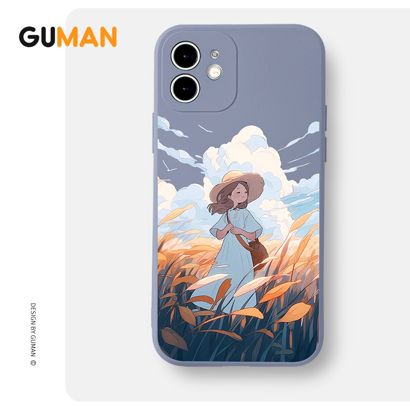 Ốp lưng GUMAN mềm độc lạ dễ thương đẹp Cho iPhone 15 14 13 12 11 Pro Max SE 2020 X XR XS 8 7 ip 6S 6 Plus kute xyb2390