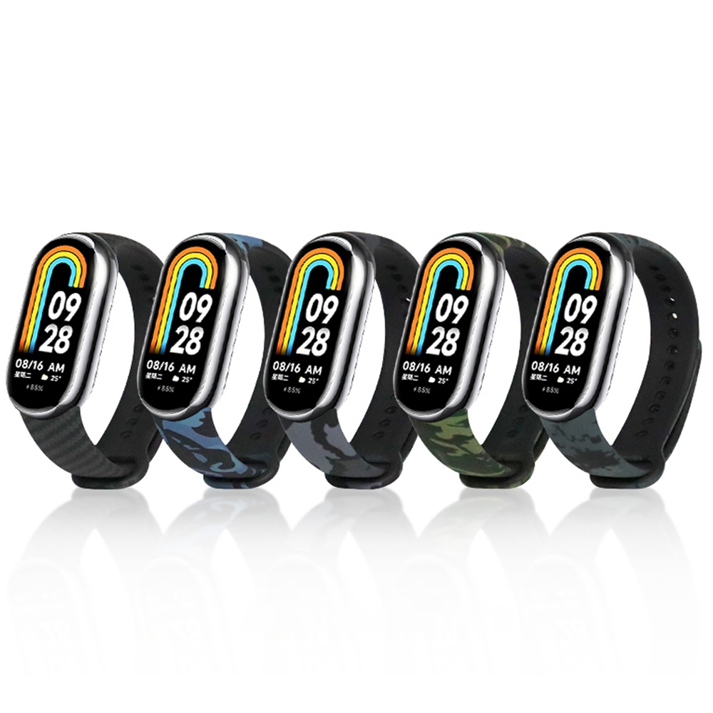 Silicone Dây Đeo Silicon Thay Thế Cho Đồng Hồ Thông Minh Xiaomi Mi Band 8