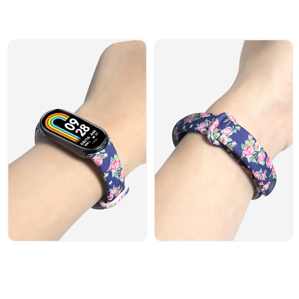 Silicone Dây Đeo Silicon Thay Thế Cho Đồng Hồ Thông Minh Xiaomi Mi Band 8