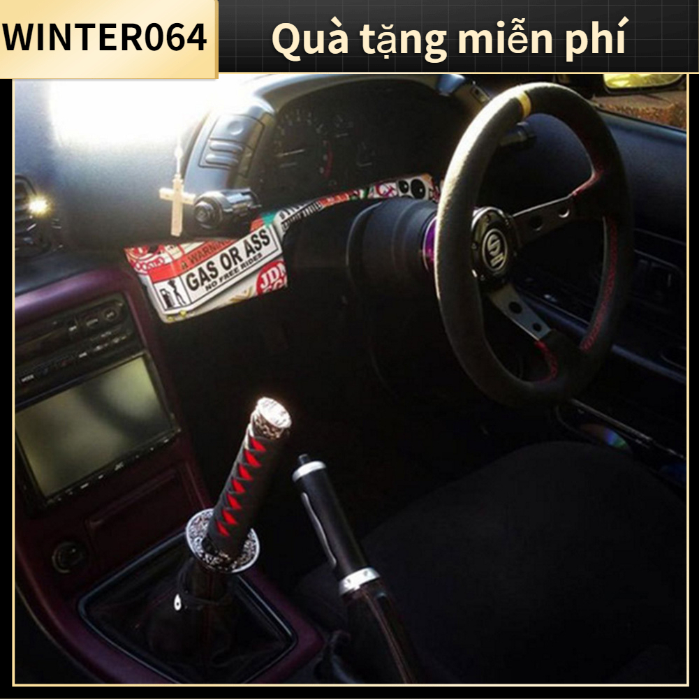 Đa Năng Thanh Kiếm Nhật Xe Cần Số Núm Sang Với 4 Bộ Điều Hợp Đen Đỏ Winter064