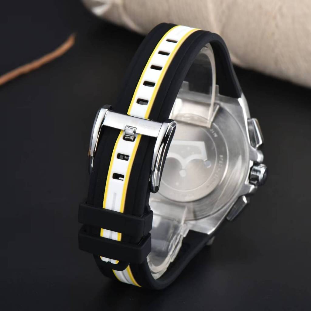 Đồng Hồ Thạch Anh Dây silicone Đa Năng Thời Trang Cho Nam