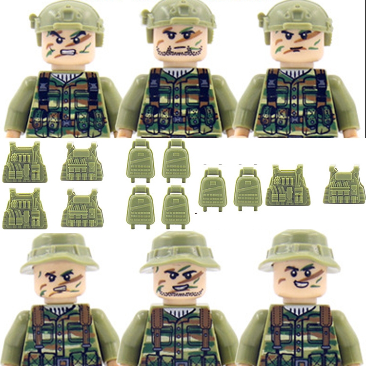 Mô Hình lego Quân Đội Mini Cho Bé Trai