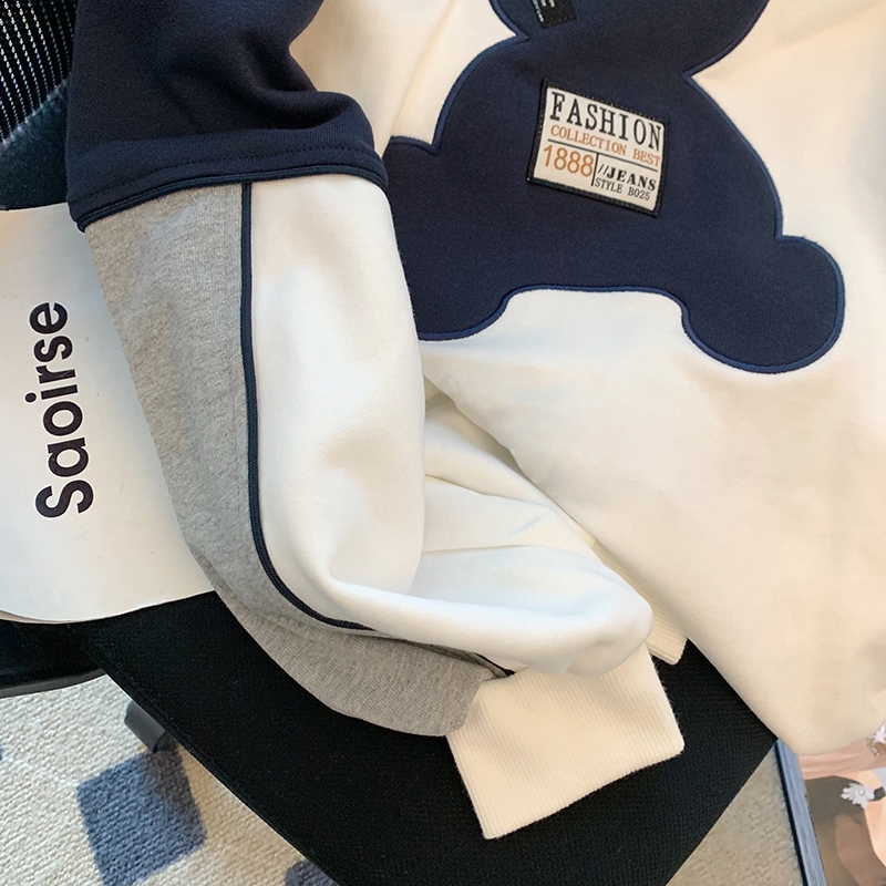 Áo Sweater Mỏng Cổ Tròn Thêu Họa Tiết Thời Trang Xuân Thu Cho Nữ