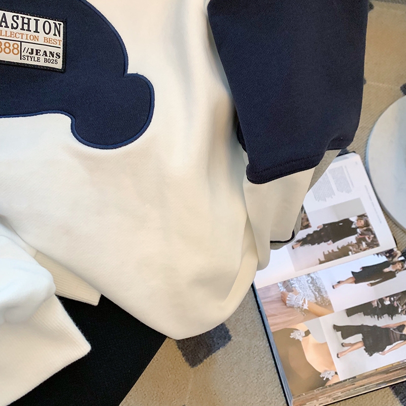 Áo Sweater Mỏng Cổ Tròn Thêu Họa Tiết Thời Trang Xuân Thu Cho Nữ