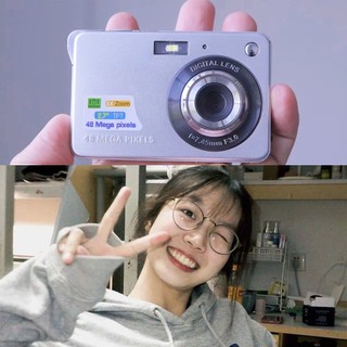 Máy ảnh kỹ thuật số/quay video CMOS micro màn hình LCD 2.7 inch 18MP 720P 8x Zoom HD chống rung làm quà tặng trẻ em
